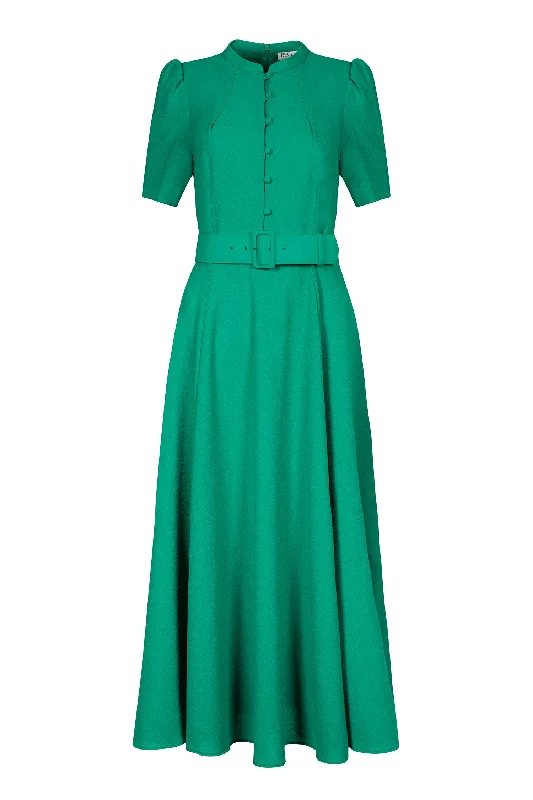 Ahana Emerald Short Sleeve Dress