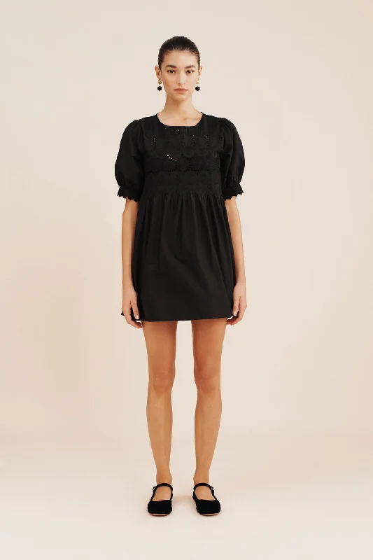 AMELIA MINI DRESS - BLACK