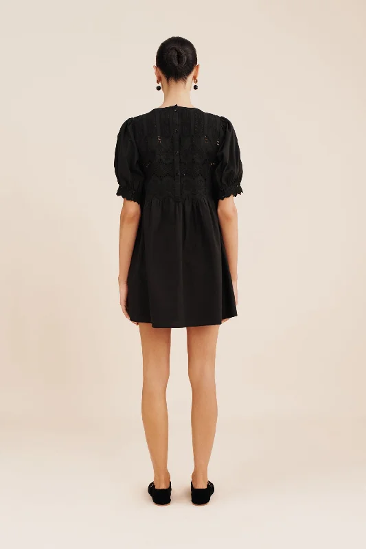 AMELIA MINI DRESS - BLACK