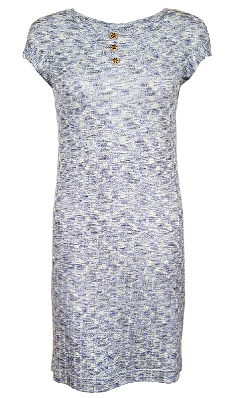 CASSANDRA Blue Fusion Dress