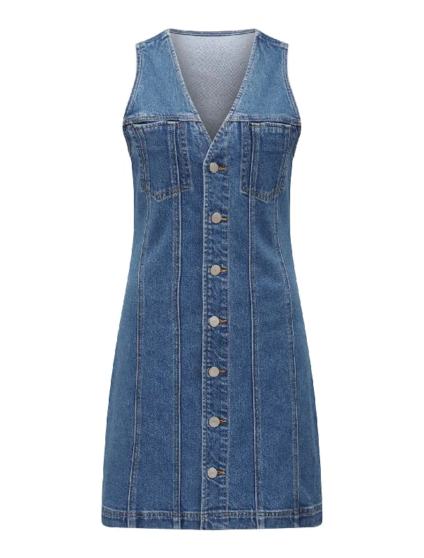 Christine Denim Mini Dress