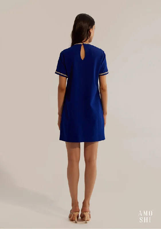 Women's Relaxed fit  Dress with Handmade Pocket Heart details