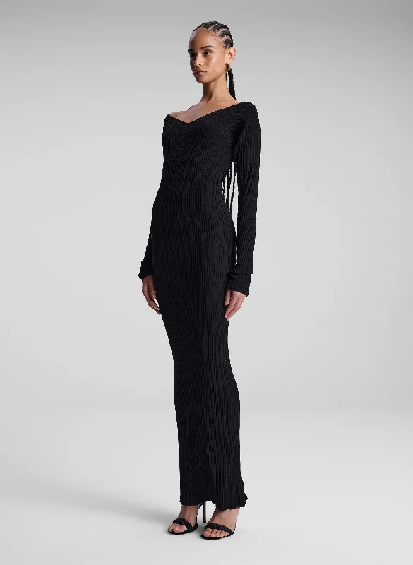 Keaton Ribbed Merino Maxi Dress