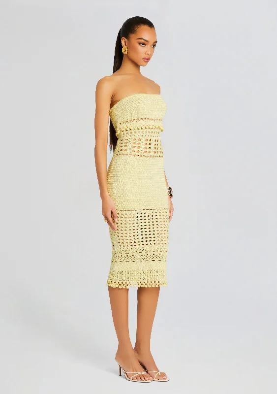 Caroline Knit Crochet Dress