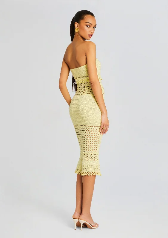 Caroline Knit Crochet Dress