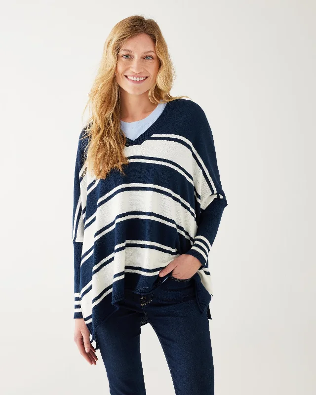 Navy/White Stripe / OS