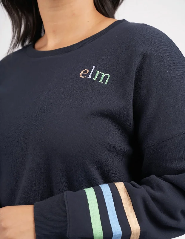 Elm Intersect Crew Navy