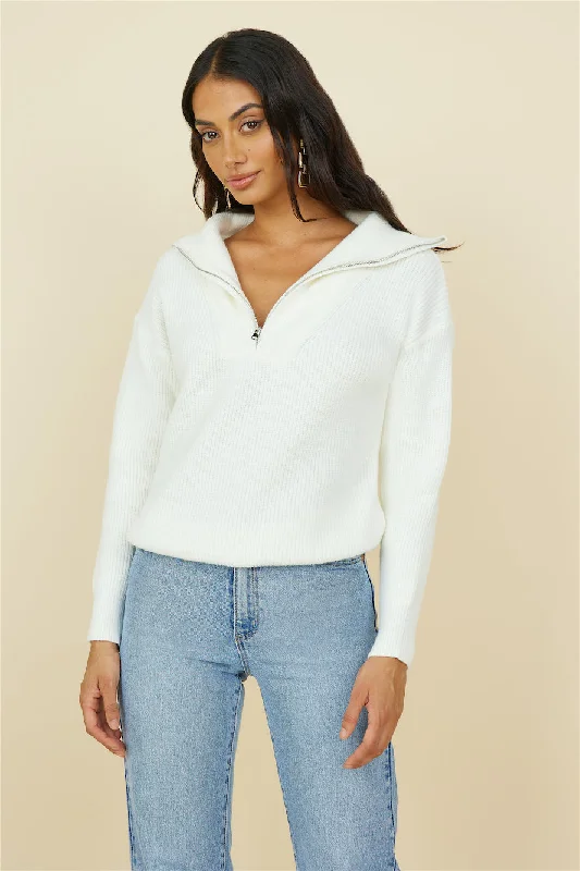 Forever More Knit White