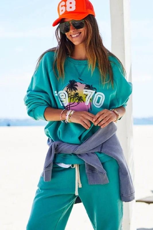 Hammill + Co Beach Vintage Sweat Jade