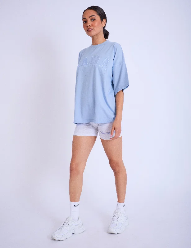 Kaiia Oversized T-shirt Light Blue