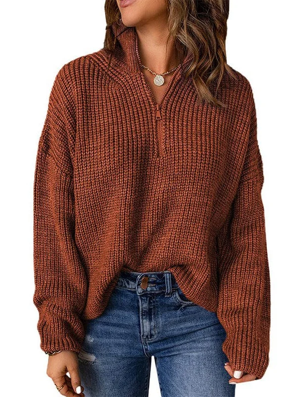 Cozy Turtleneck Pullover Sweater for Ladies