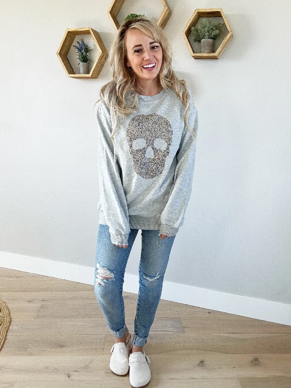 Skull Sweatshirt (Pink Label)