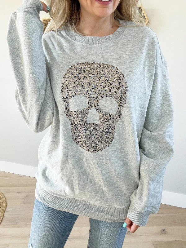 Skull Sweatshirt (Pink Label)