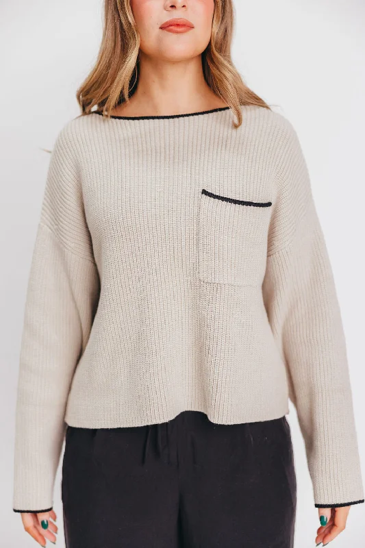 The Juliet Sweater in Ecru