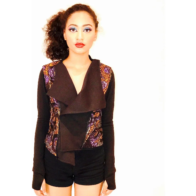 Ayona Lace Overlay Jacket - Long Sleeved