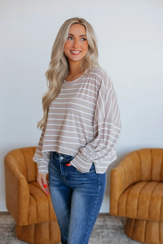 Cait Striped Pullover