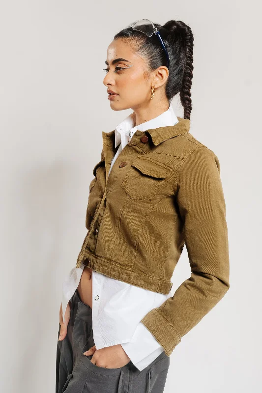 Earthy Brown Classic Jacket