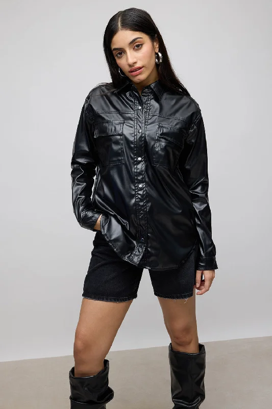 Fdc Og Black Leather Jacket