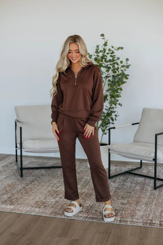 Kenadie Two-Piece Set - Espresso