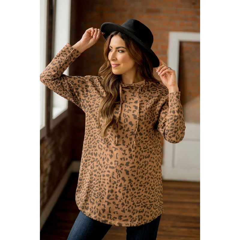 Leopard Tunic Hoodie