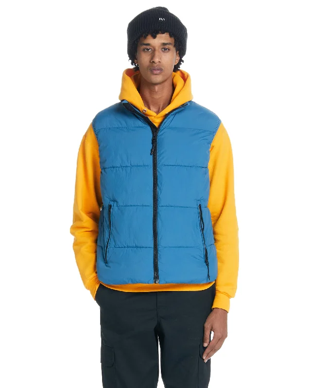 Puffer Vest - Blue Steel