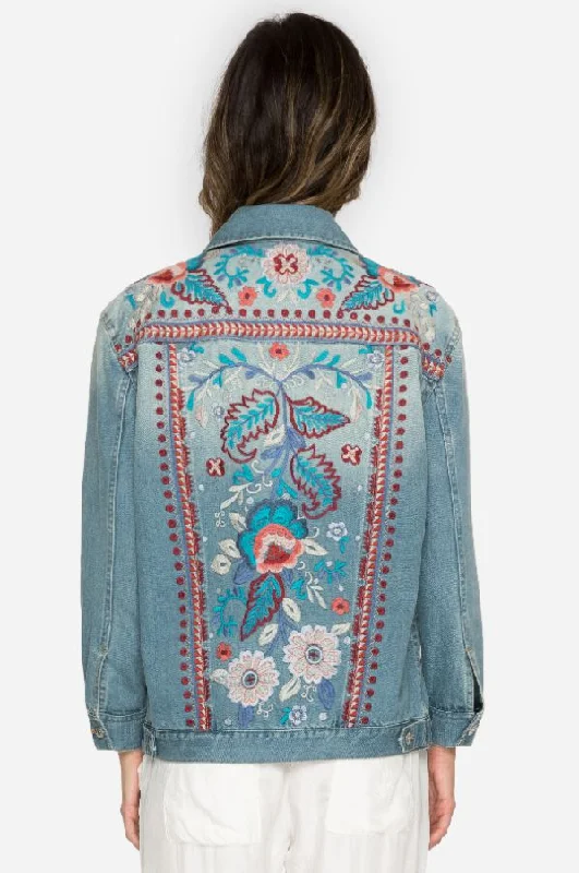 Johnny Was Oman Denim Jacket