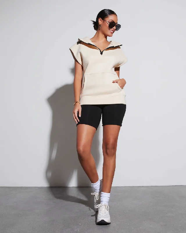 Serena Half Zip Hooded Sweatshirt