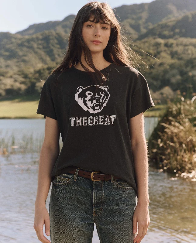 The Boxy Crew. Graphic -- Washed Black with Bear Graphic