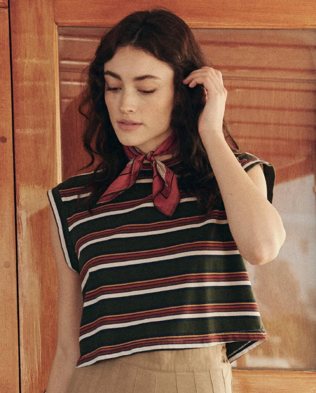 The Square Tee. -- Boardwalk Stripe