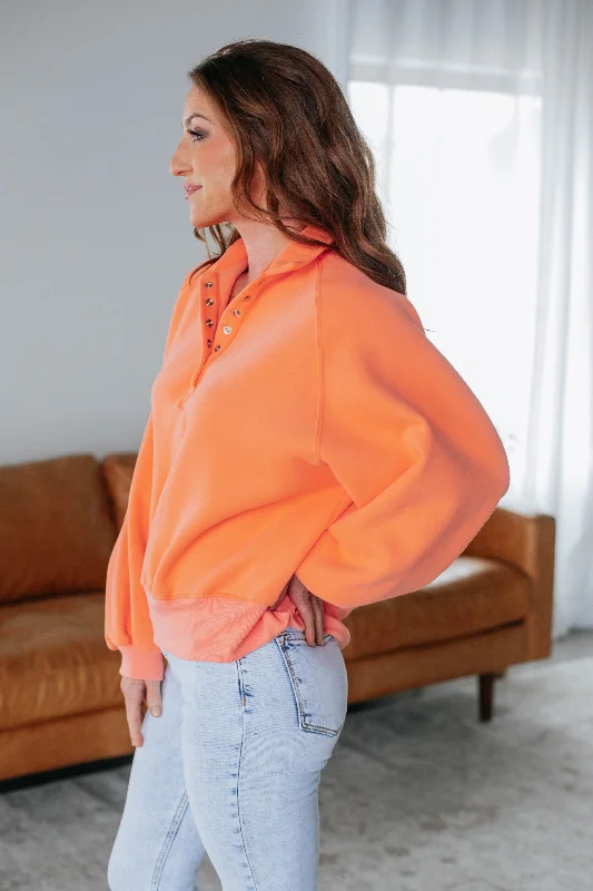 Tulley Pullover - Coral