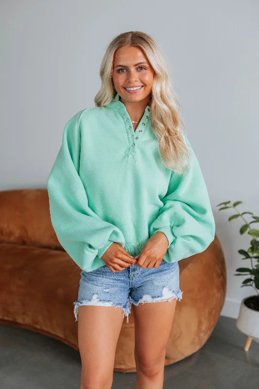 Tulley Pullover - Mint