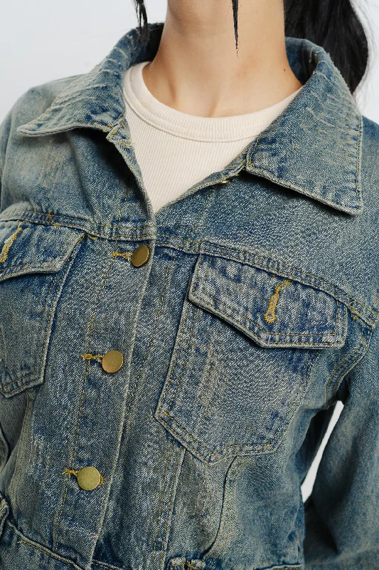 Tinted Regular Fit Denim Jacket