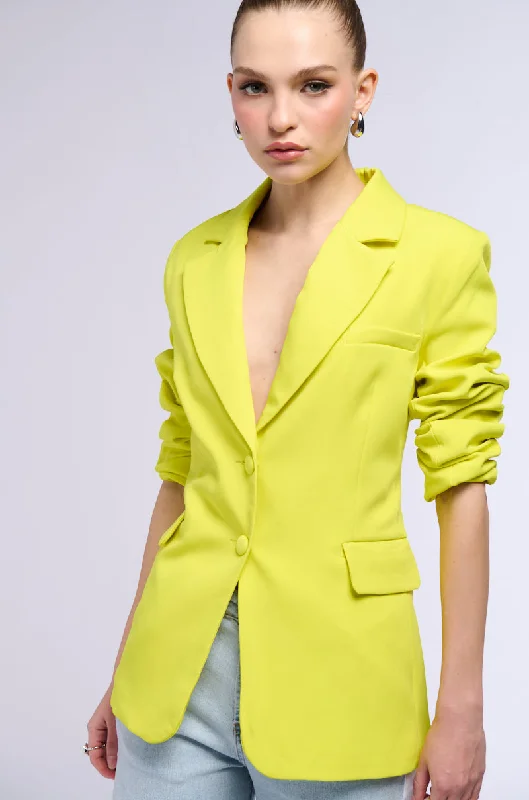 EVERYDAY BLAZER IN YELLOW