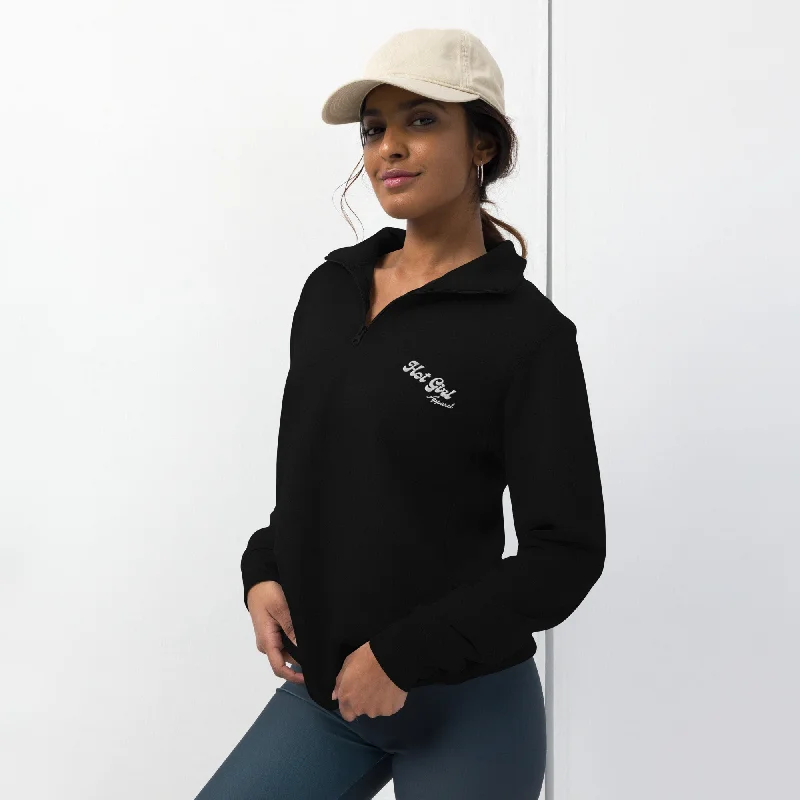 Hot Girl Blessed Fleece Pullover Sweatshirt