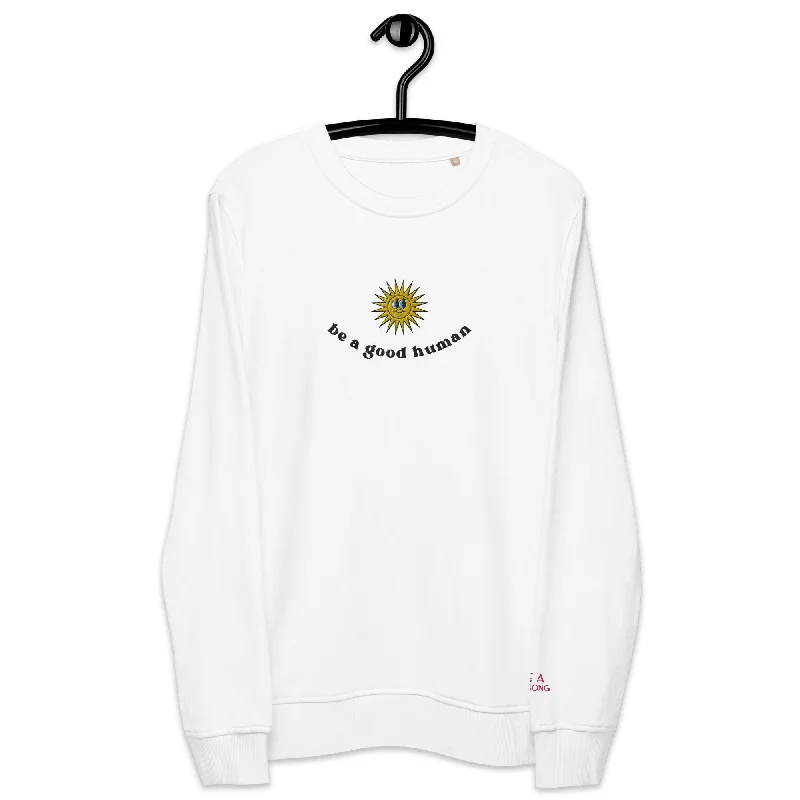 Hot Girl Good Human Organic Embroidered Sweatshirt