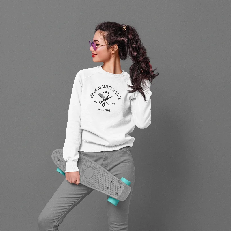 Hot Girl Hair Club Women's Embroidered Sweatshirt