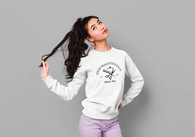 Hot Girl Hair Club Women's Embroidered Sweatshirt