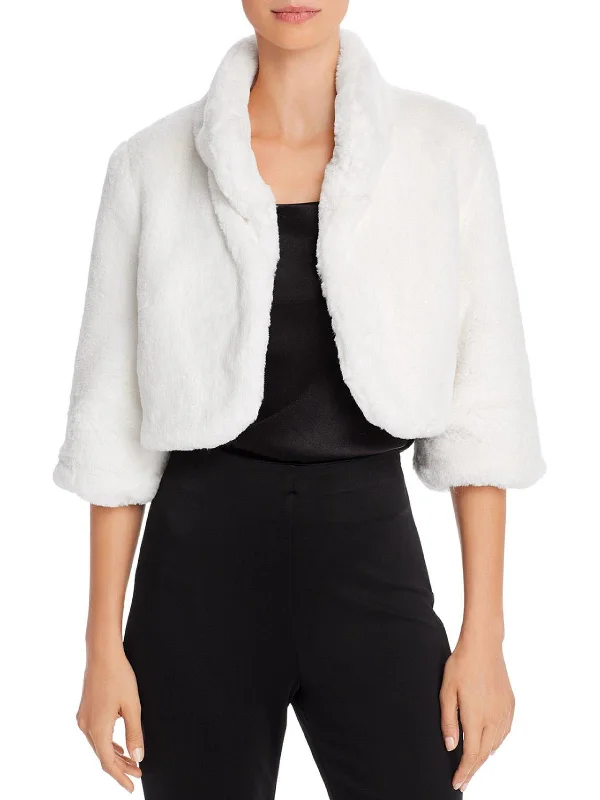 Womens Faux Fur Dressy Bolero